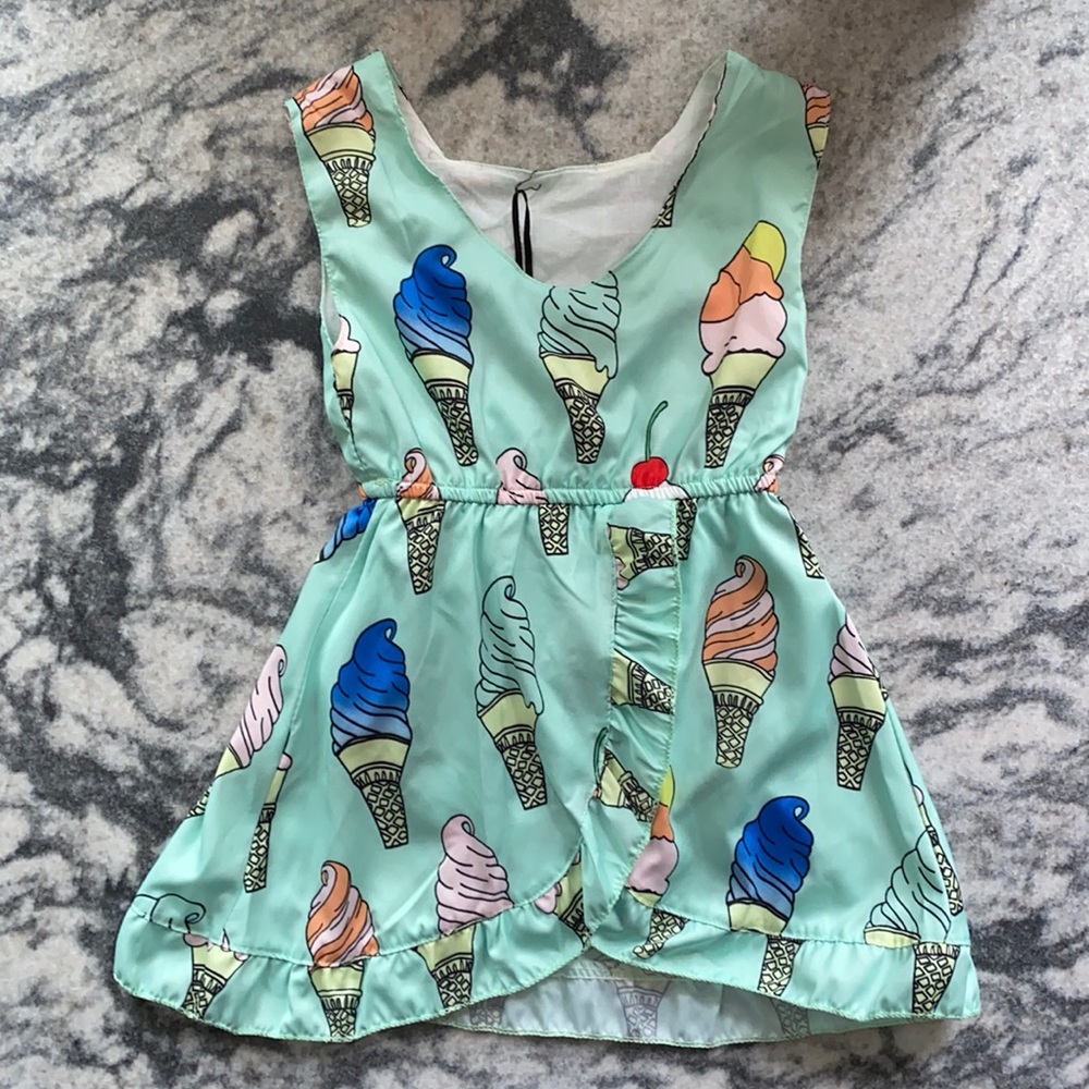 I’ve cream dress 18-24mo